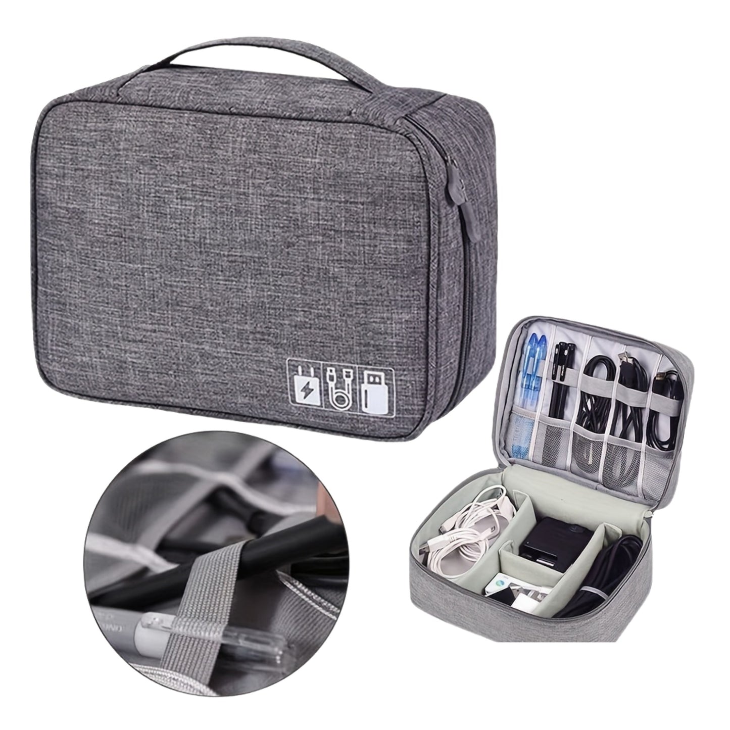 Compact Tech Organizer – Stop the Cable Chaos. Forever.