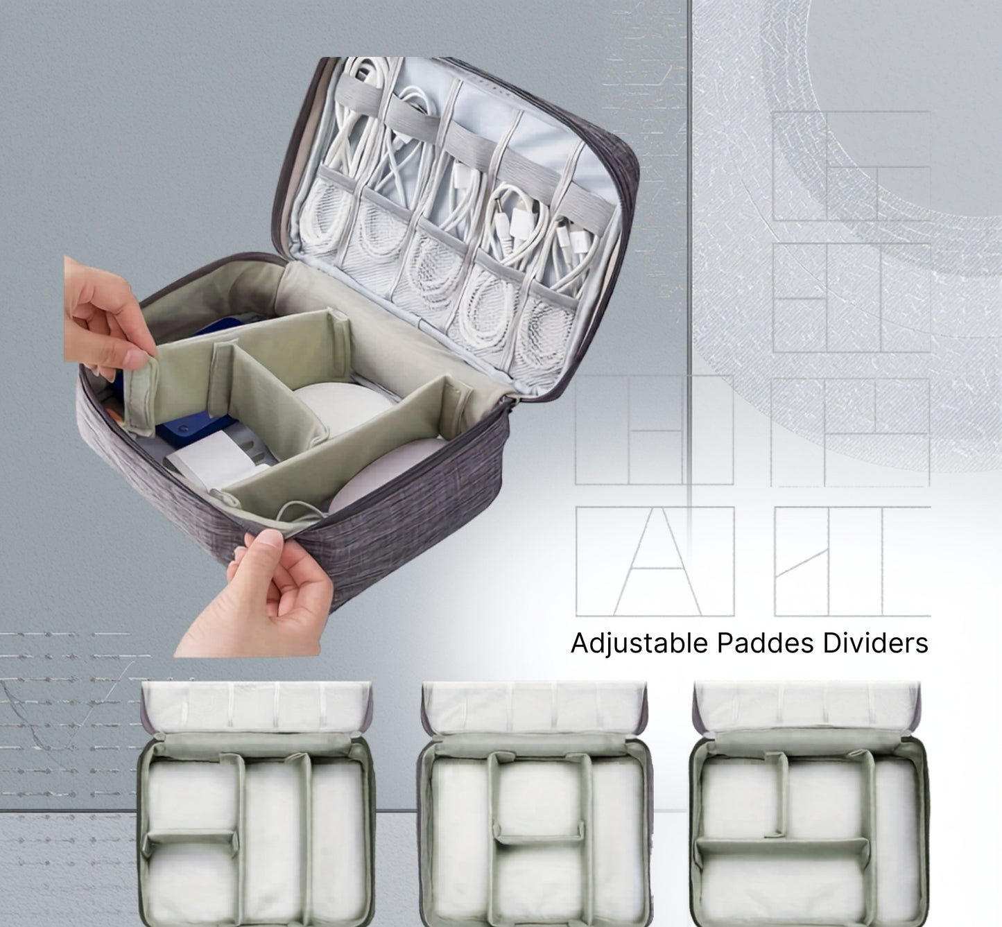 Compact Tech Organizer – Stop the Cable Chaos. Forever.